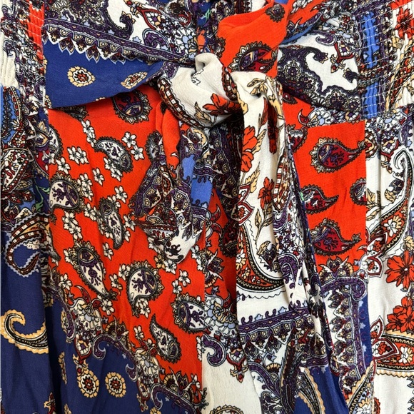 Paisley Print Wide-Leg Jumpsuit - Picture 4 of 5